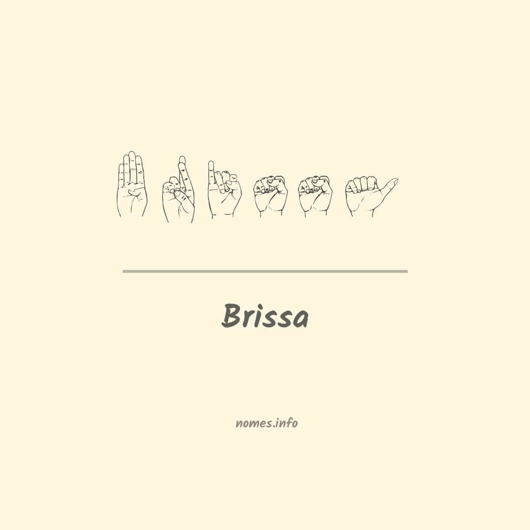 Brissa em Libras