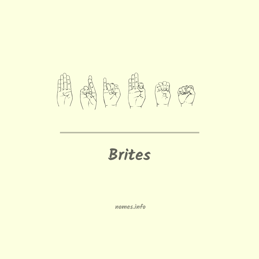 Brites em Libras