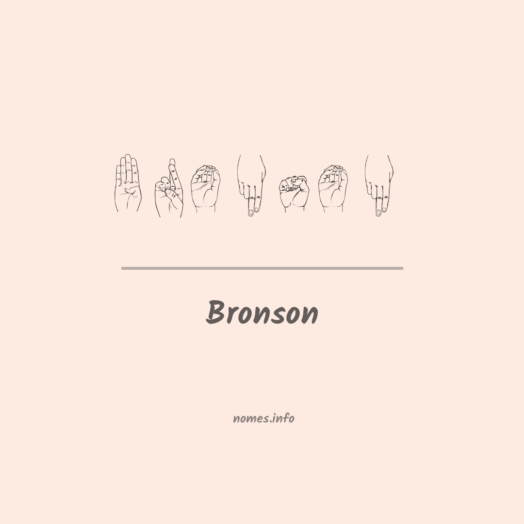 Bronson em Libras