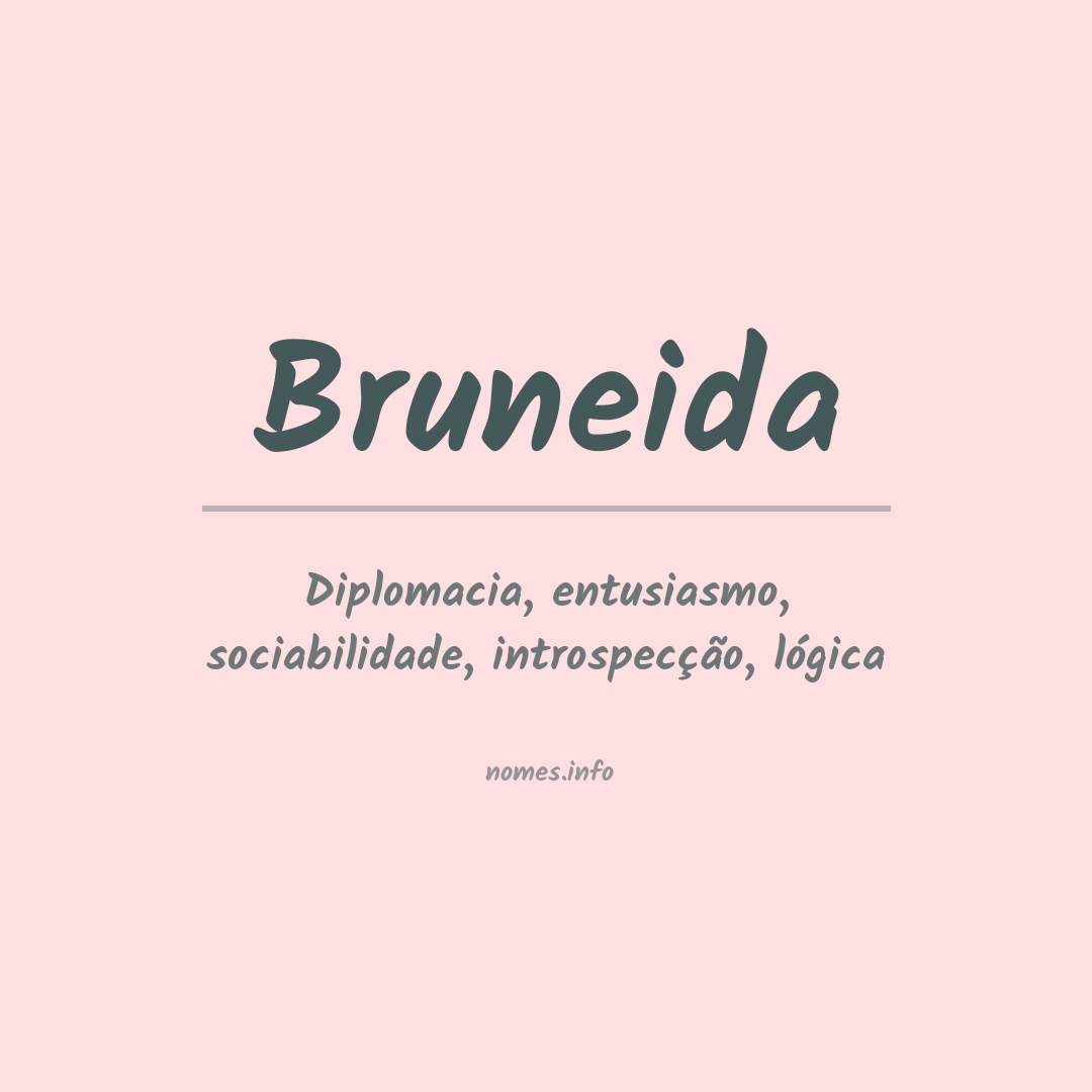 Significado do nome Bruneida