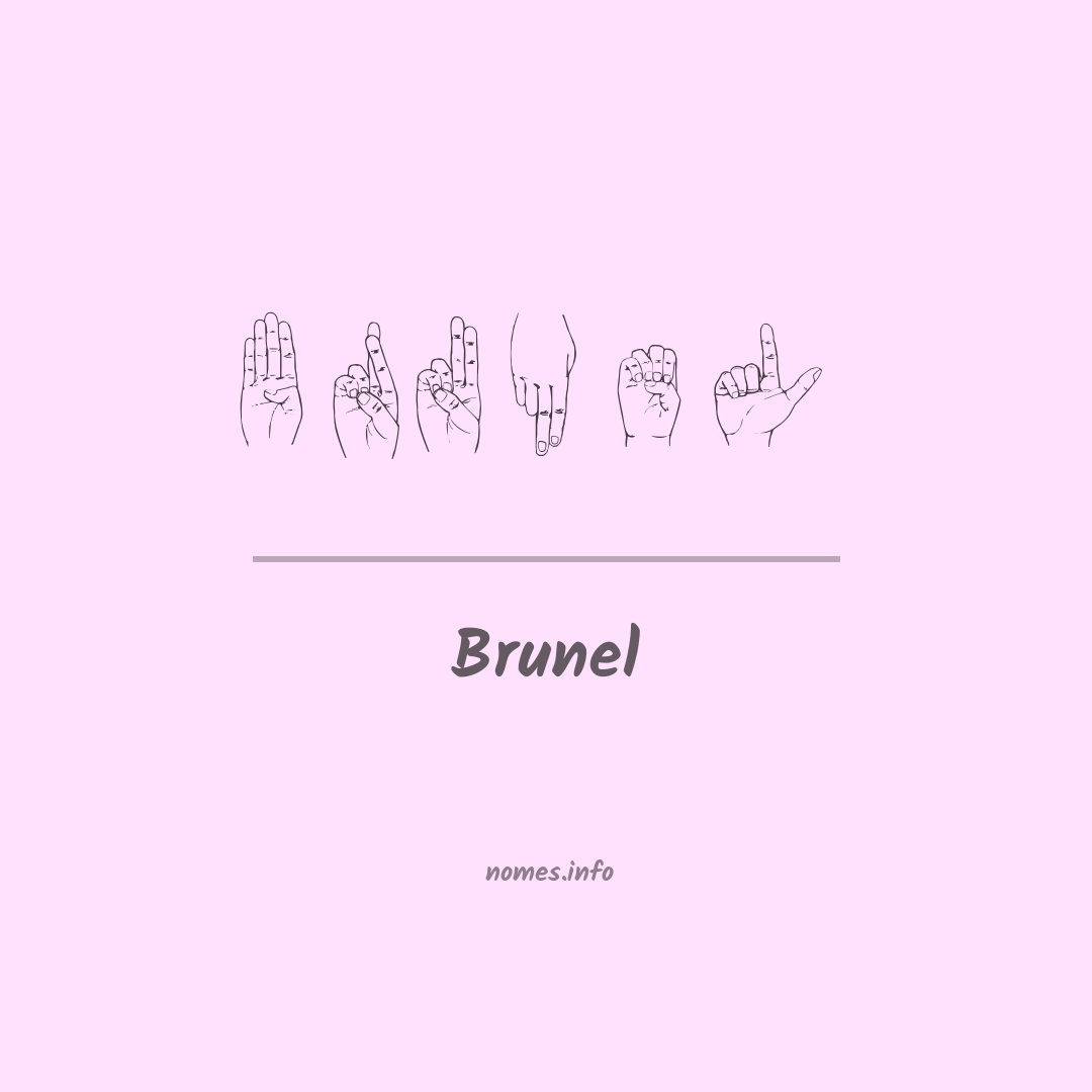 Brunel em Libras