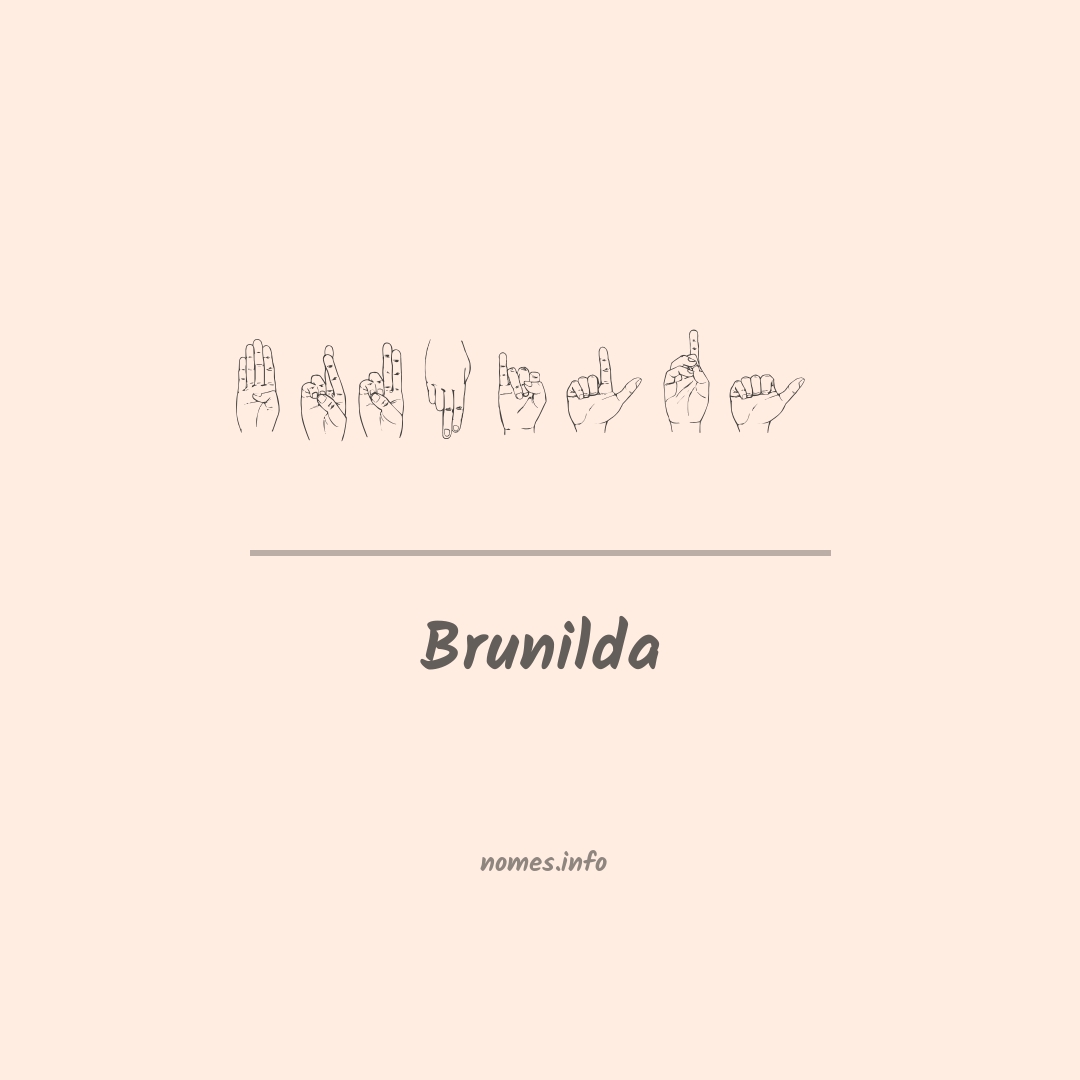 Brunilda em Libras
