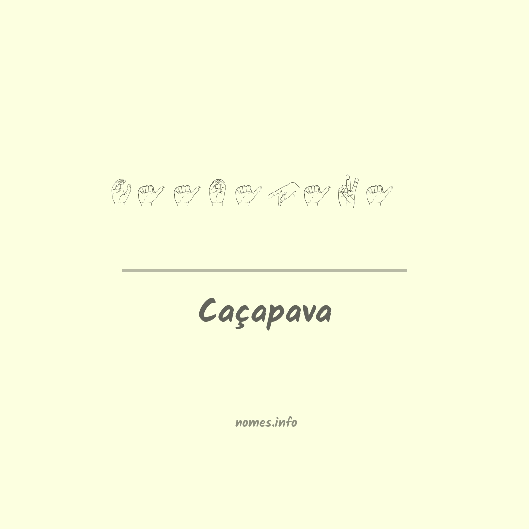 Caçapava em Libras