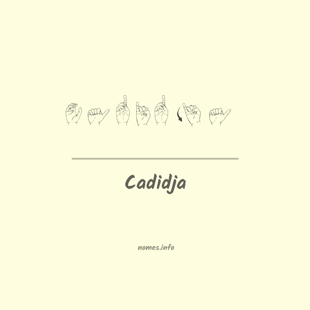 Cadidja em Libras