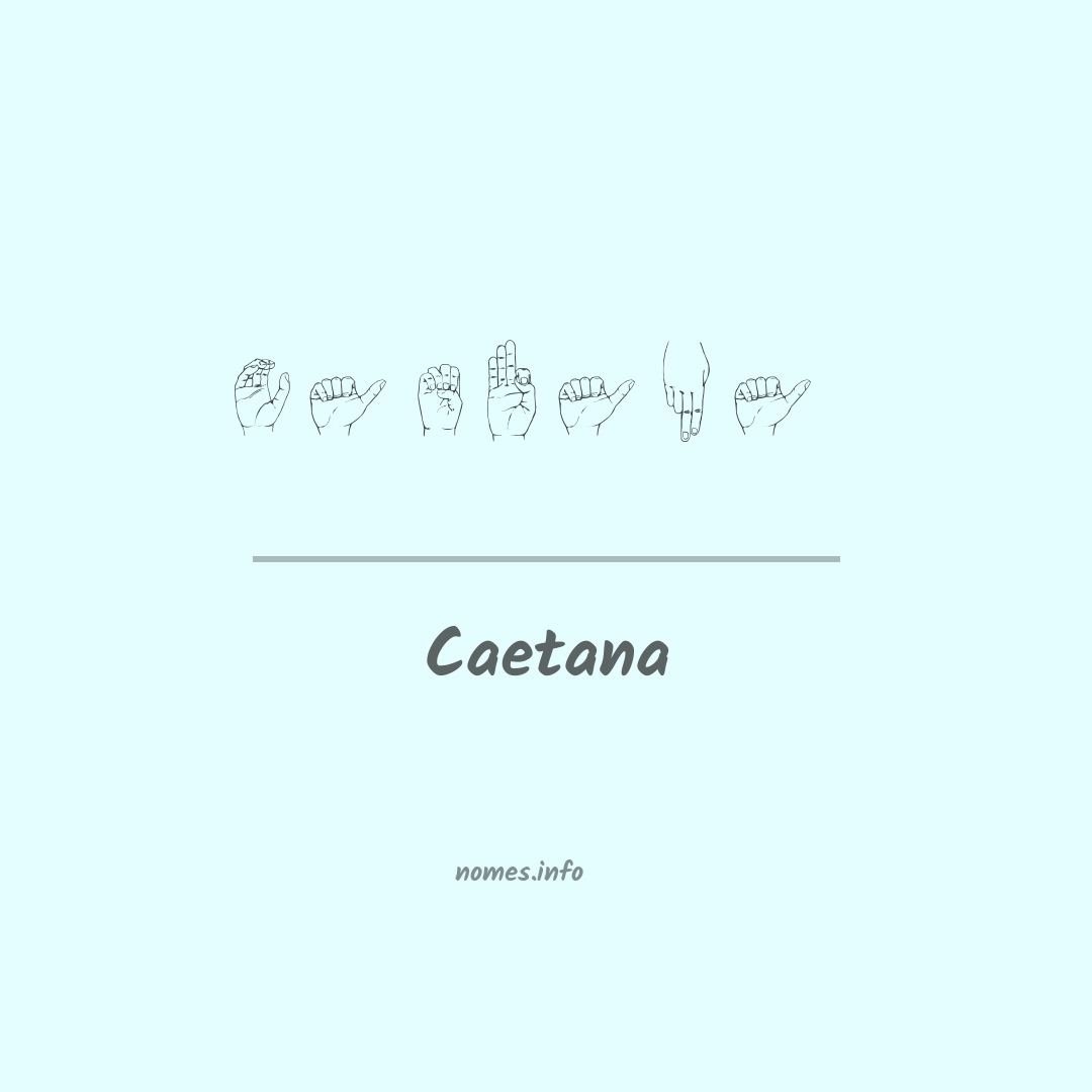 Caetana em Libras