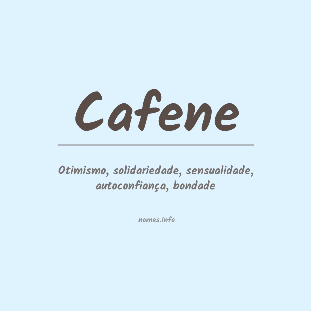 Significado do nome Cafene