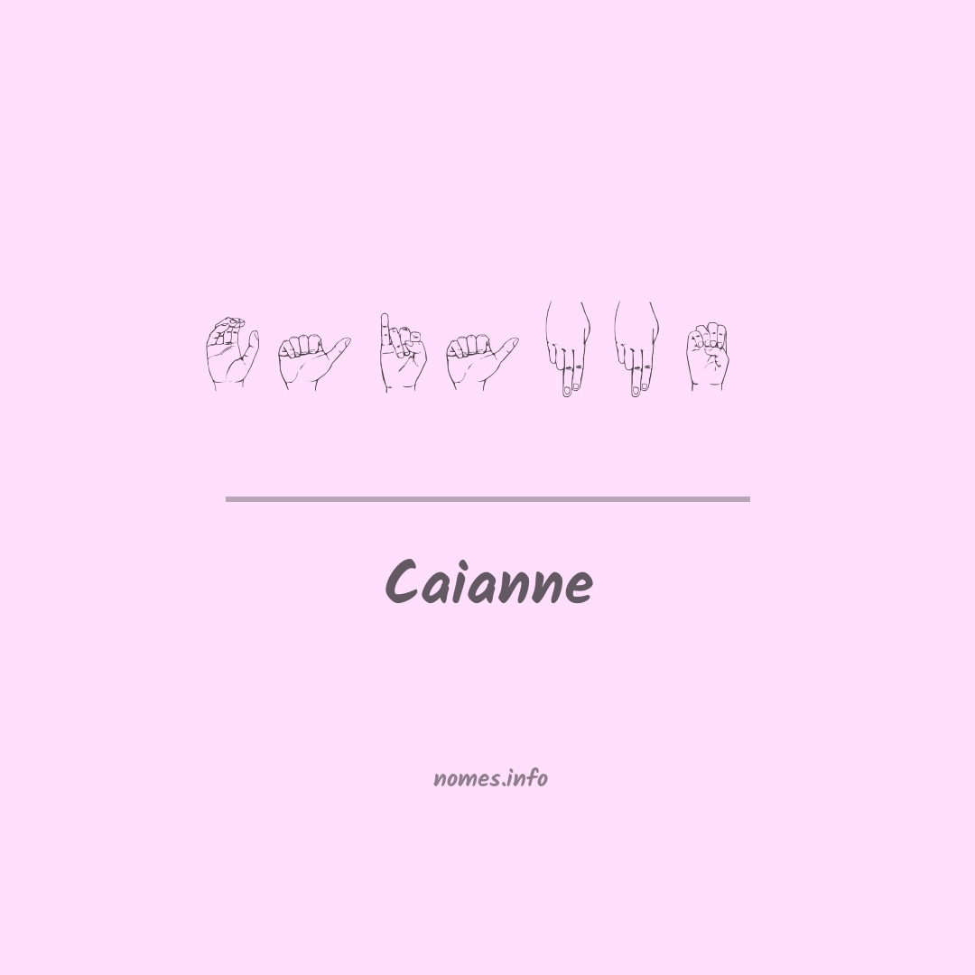 Caianne em Libras