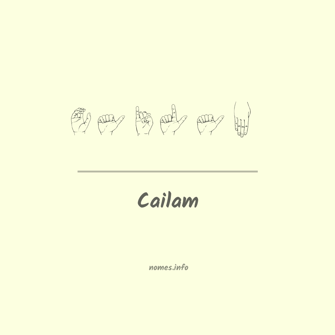 Cailam em Libras