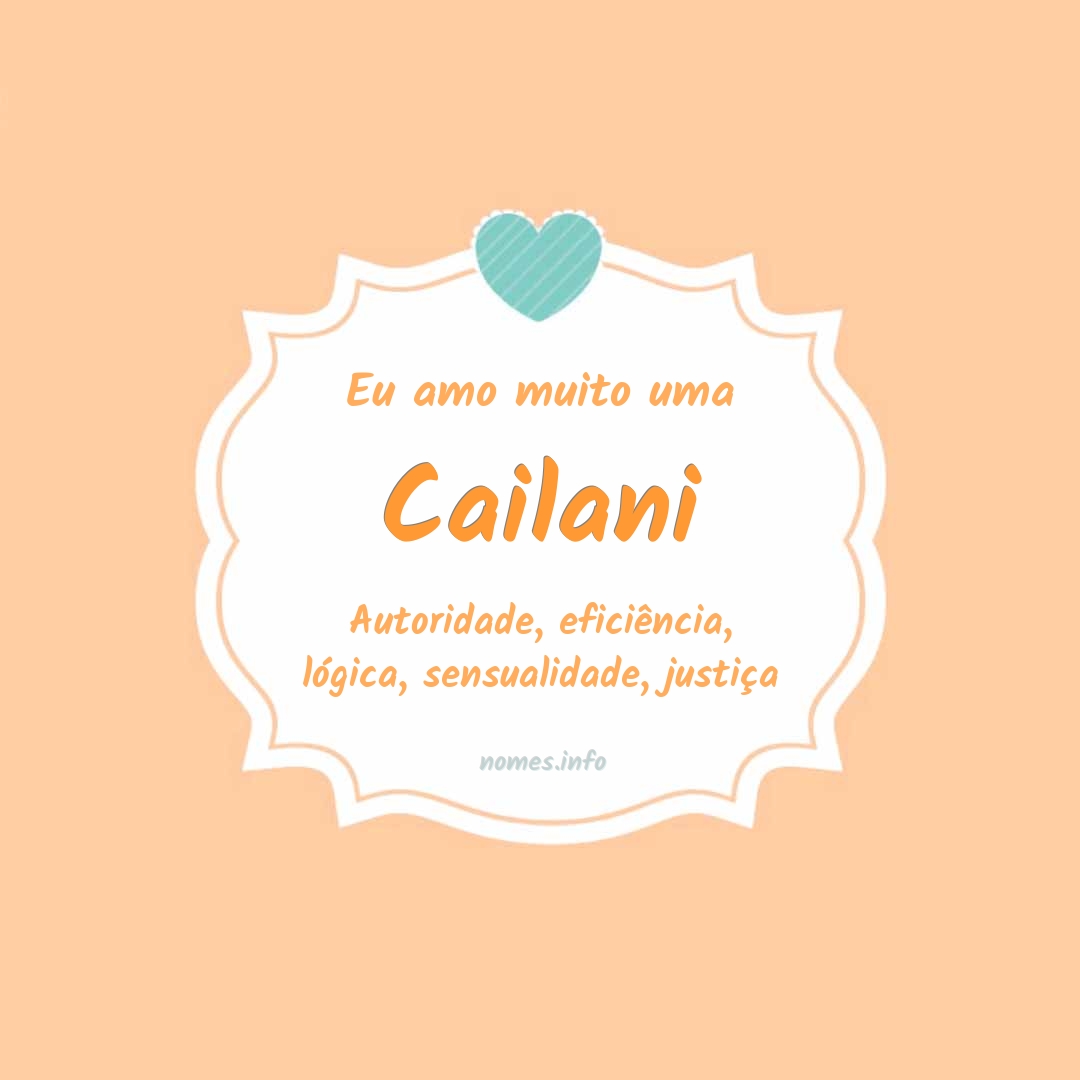 Significado do nome Cailani