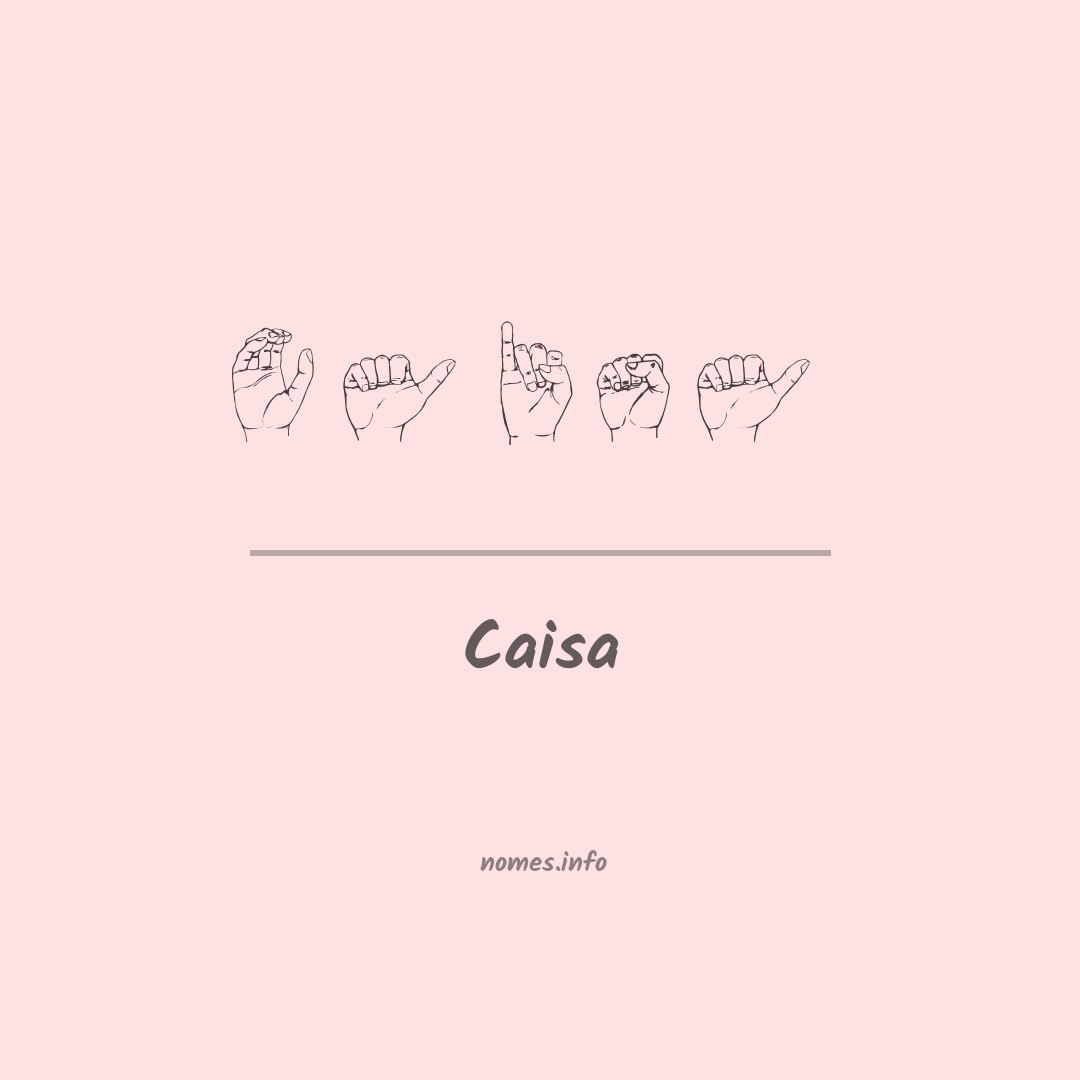 Caisa em Libras