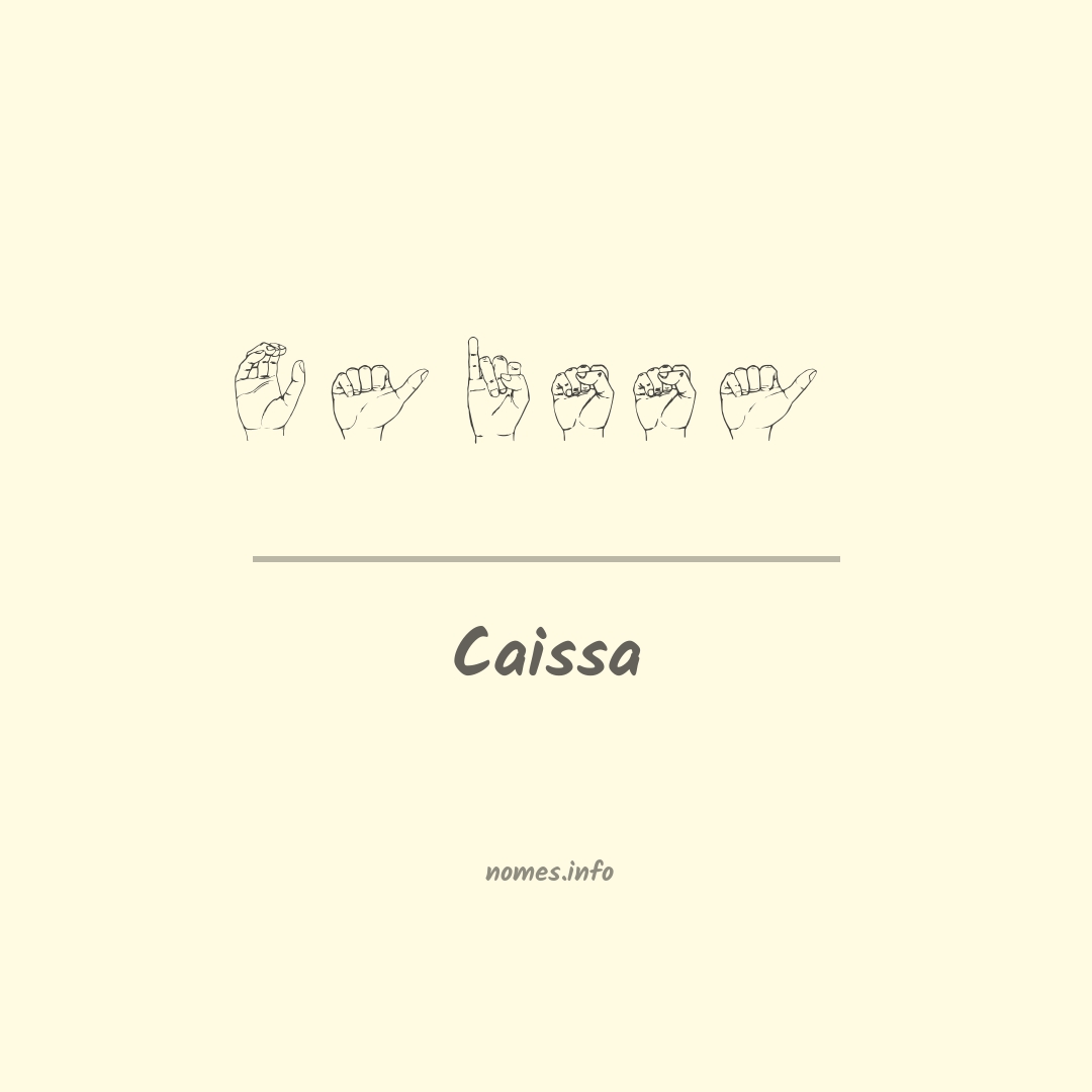 Caissa em Libras