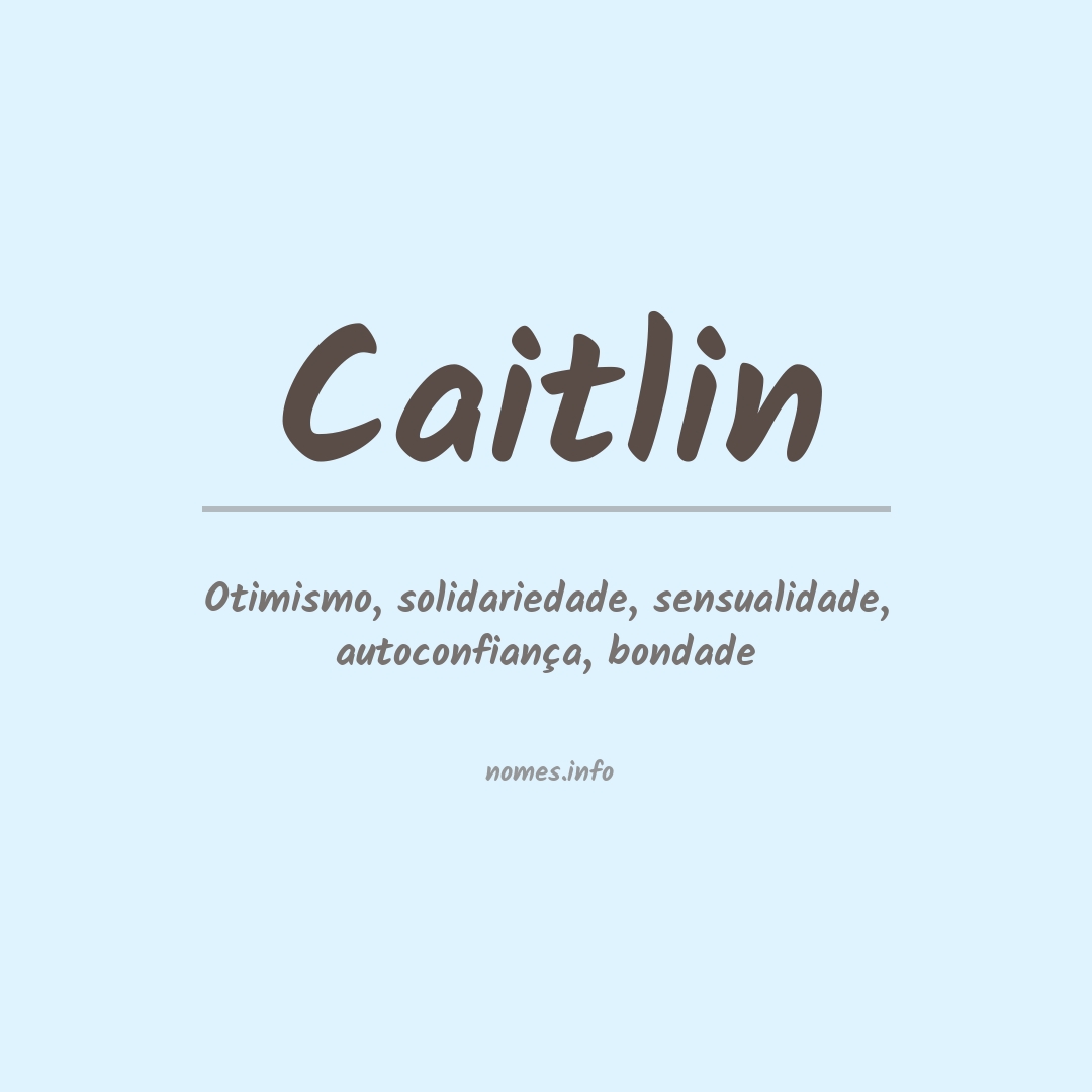 Significado do nome Caitlin