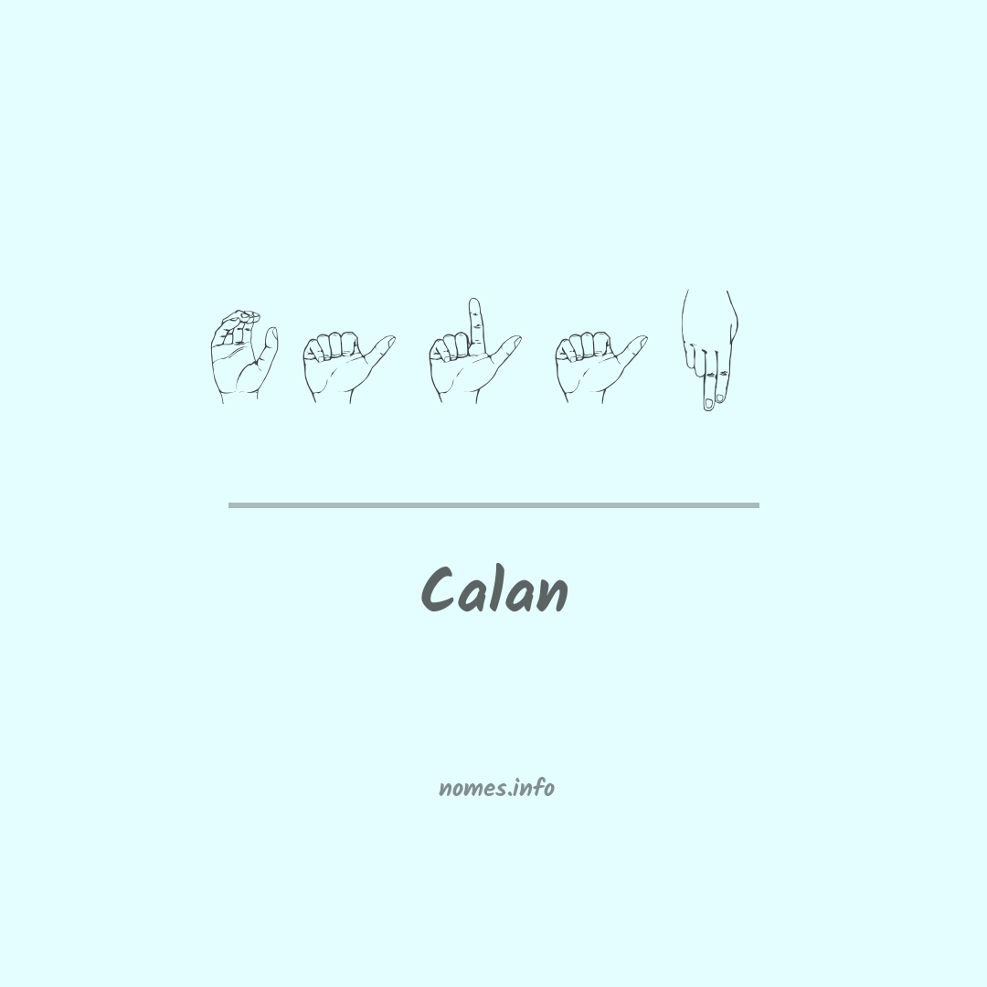 Calan em Libras