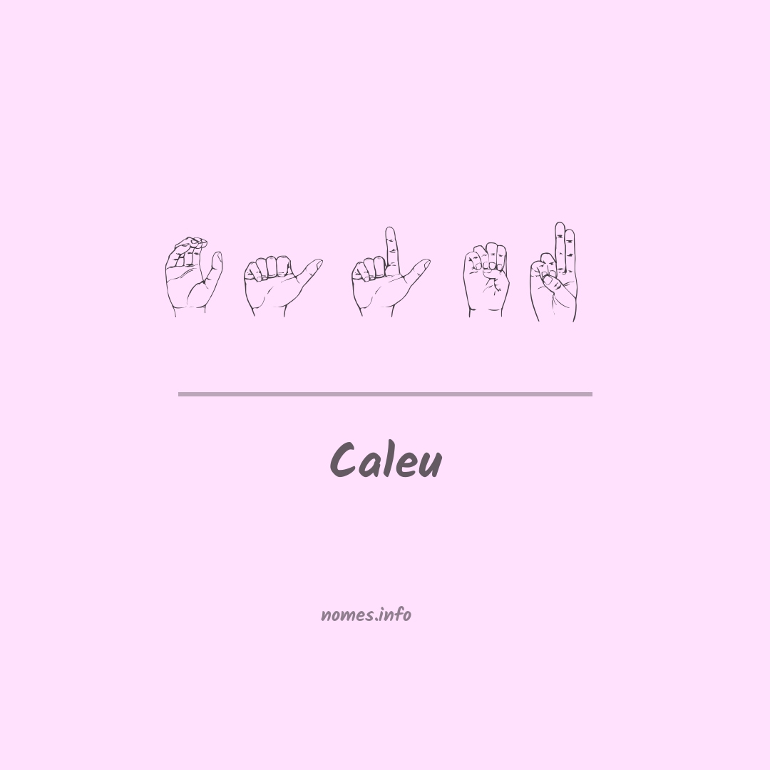 Caleu em Libras