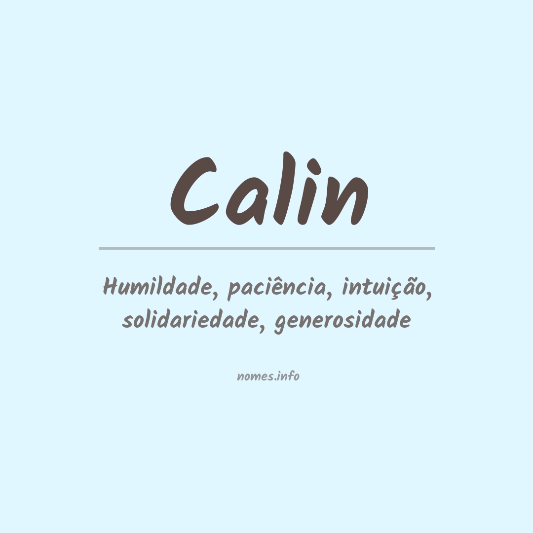 Significado do nome Calin