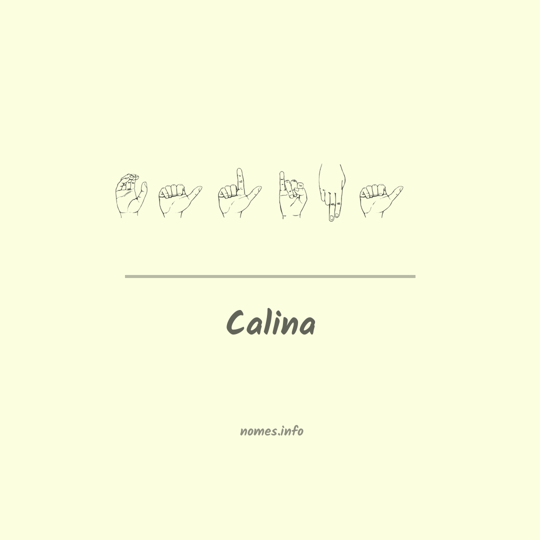 Calina em Libras