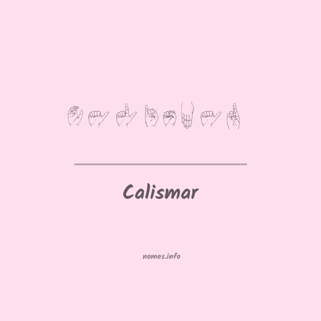 Calismar em Libras