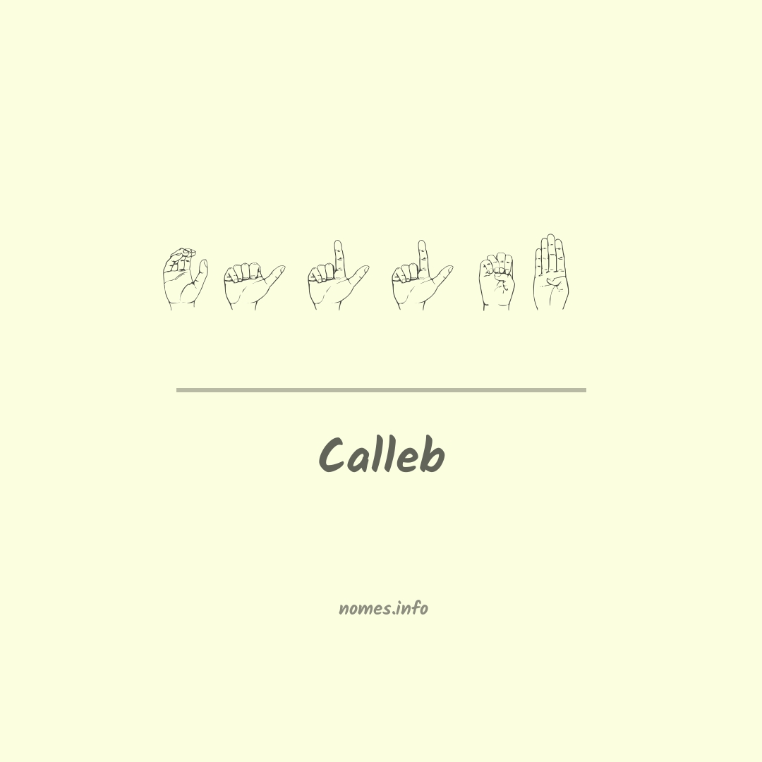 Calleb em Libras