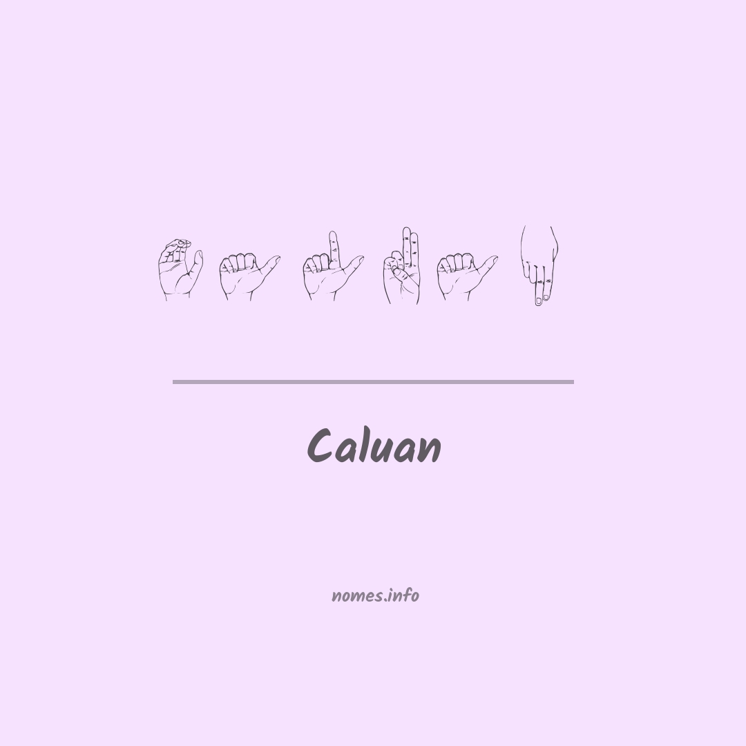Caluan em Libras