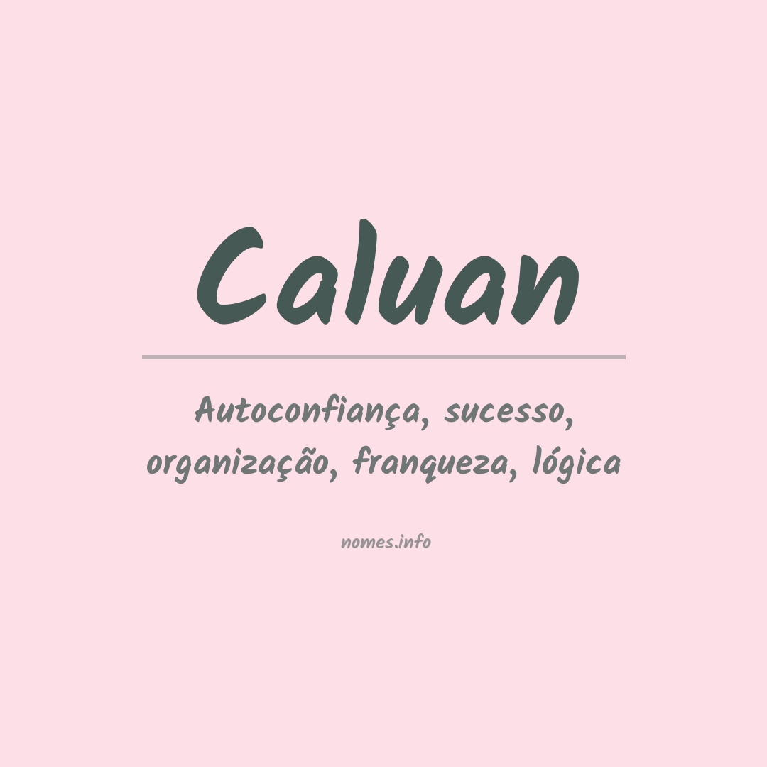 Significado do nome Caluan
