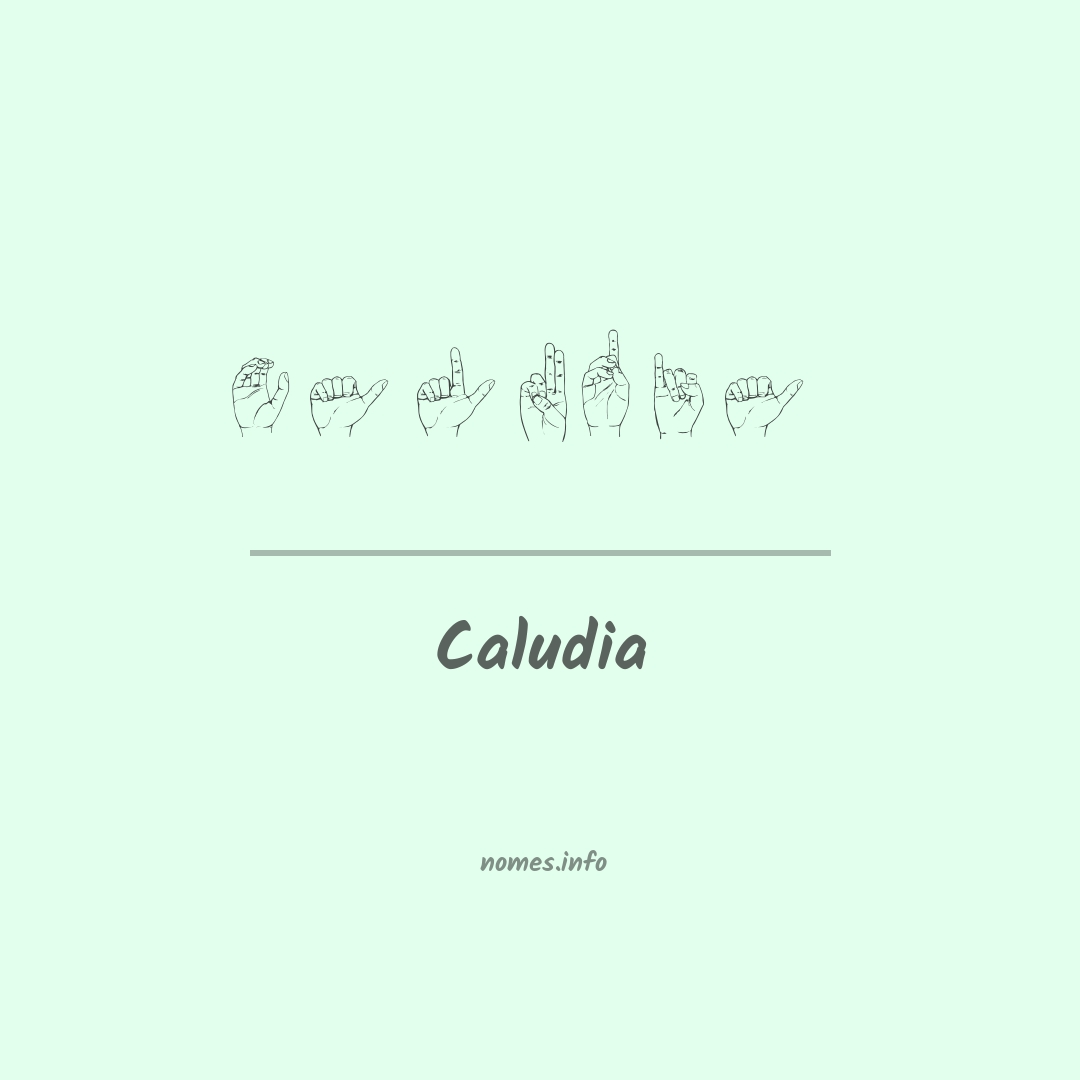 Caludia em Libras