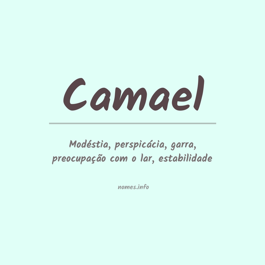Significado do nome Camael