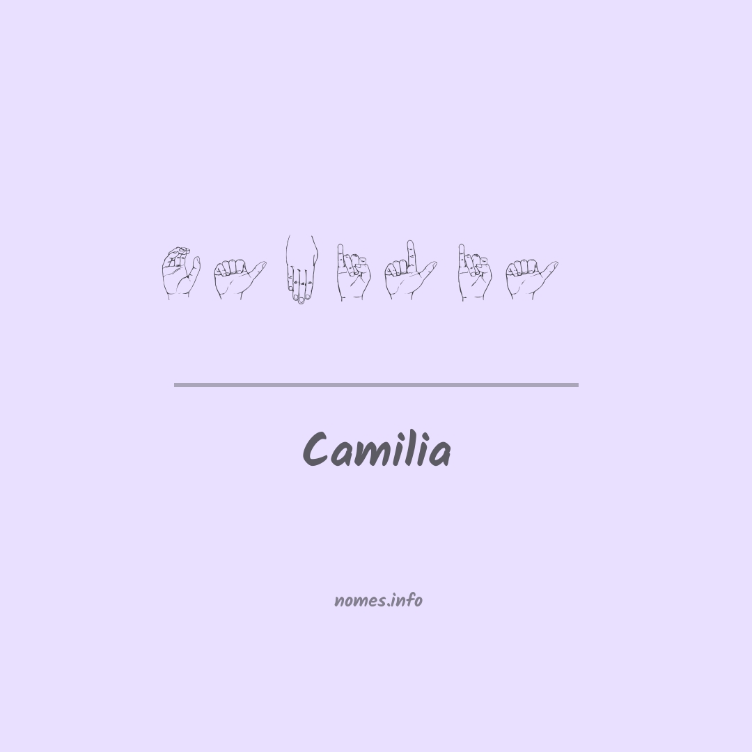 Camilia em Libras