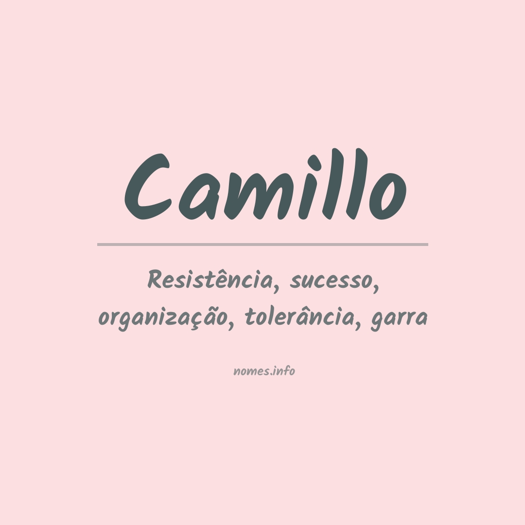 Significado do nome Camillo