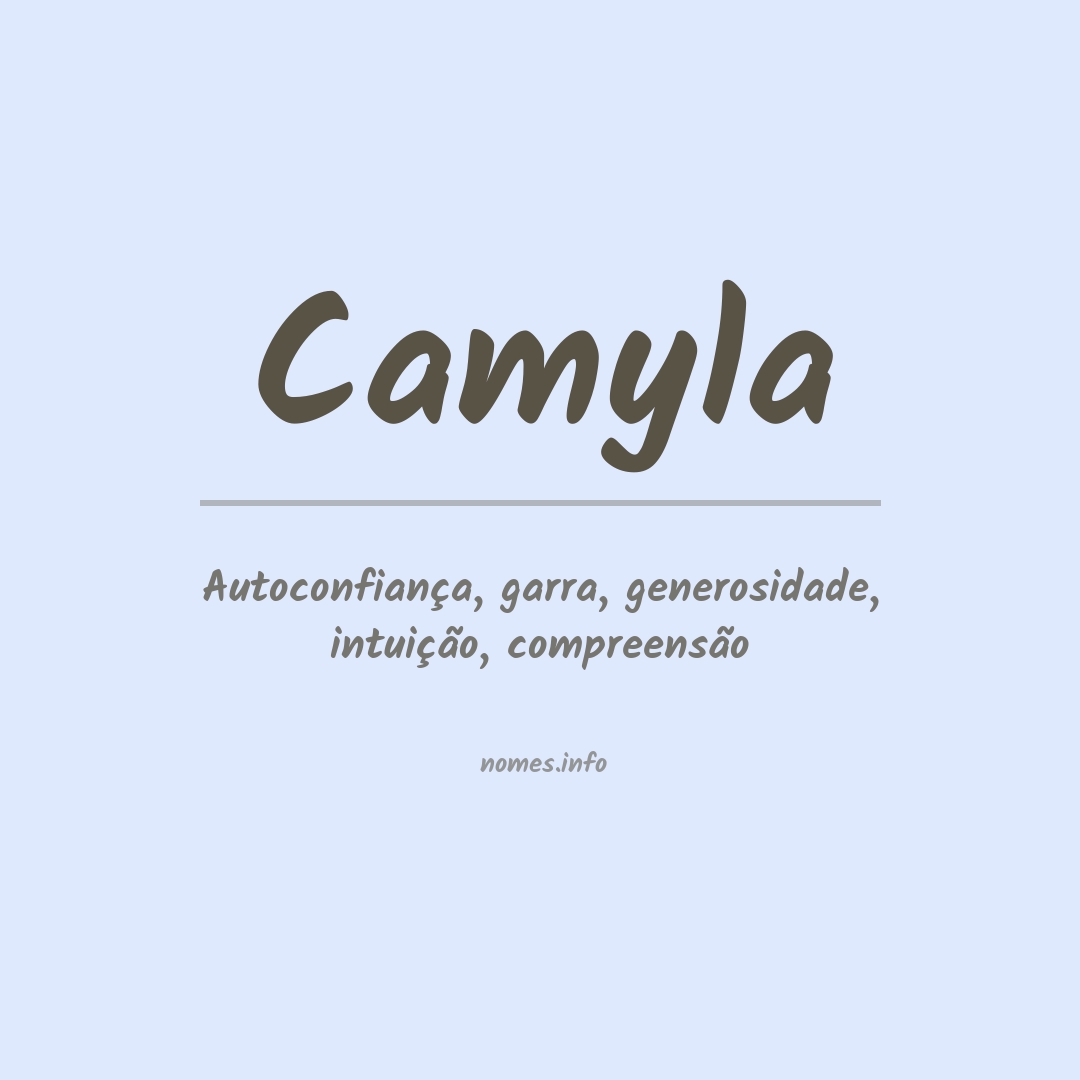Significado do nome Camyla