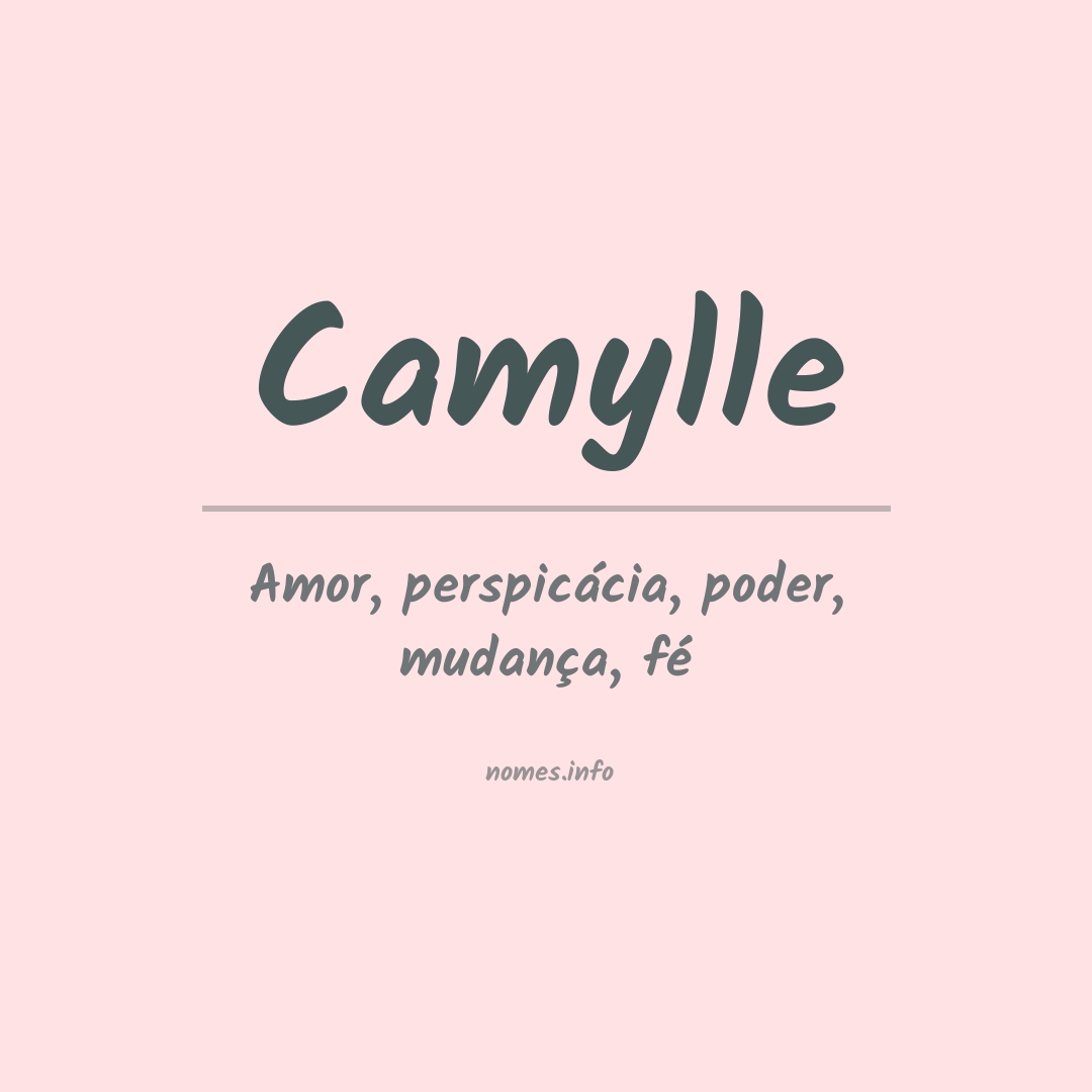 Significado do Nome Camille e sua numerologia