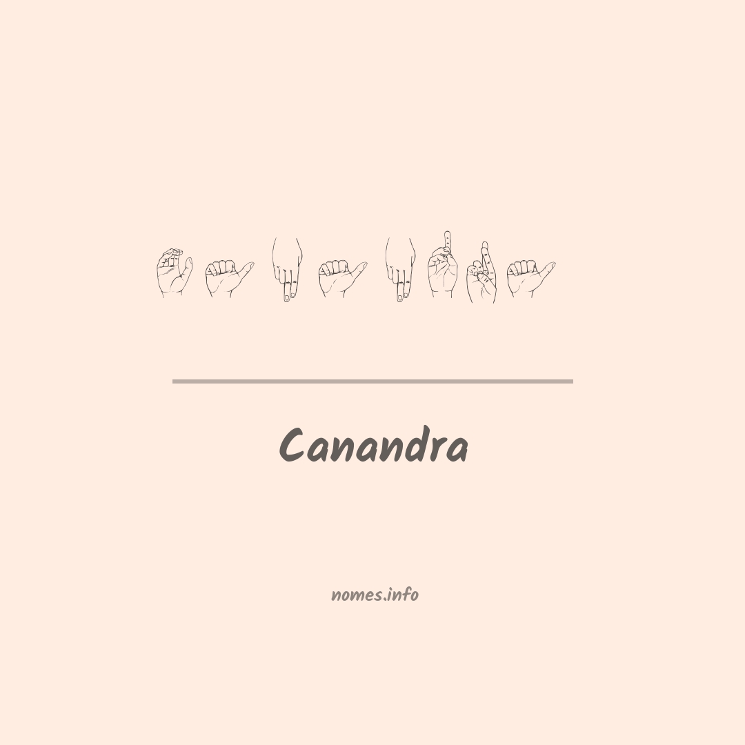 Canandra em Libras