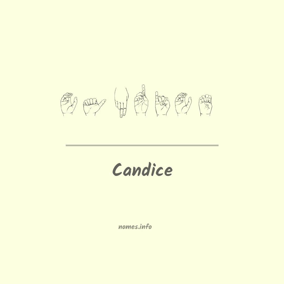 Candice em Libras