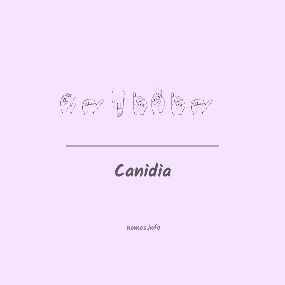 Canidia em Libras