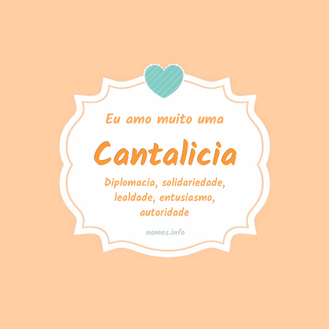 Eu amo muito Cantalicia
