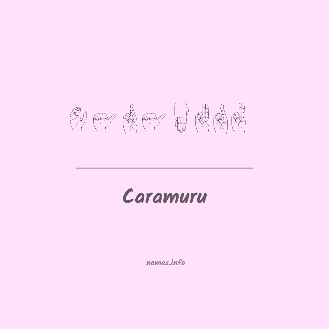 Caramuru em Libras