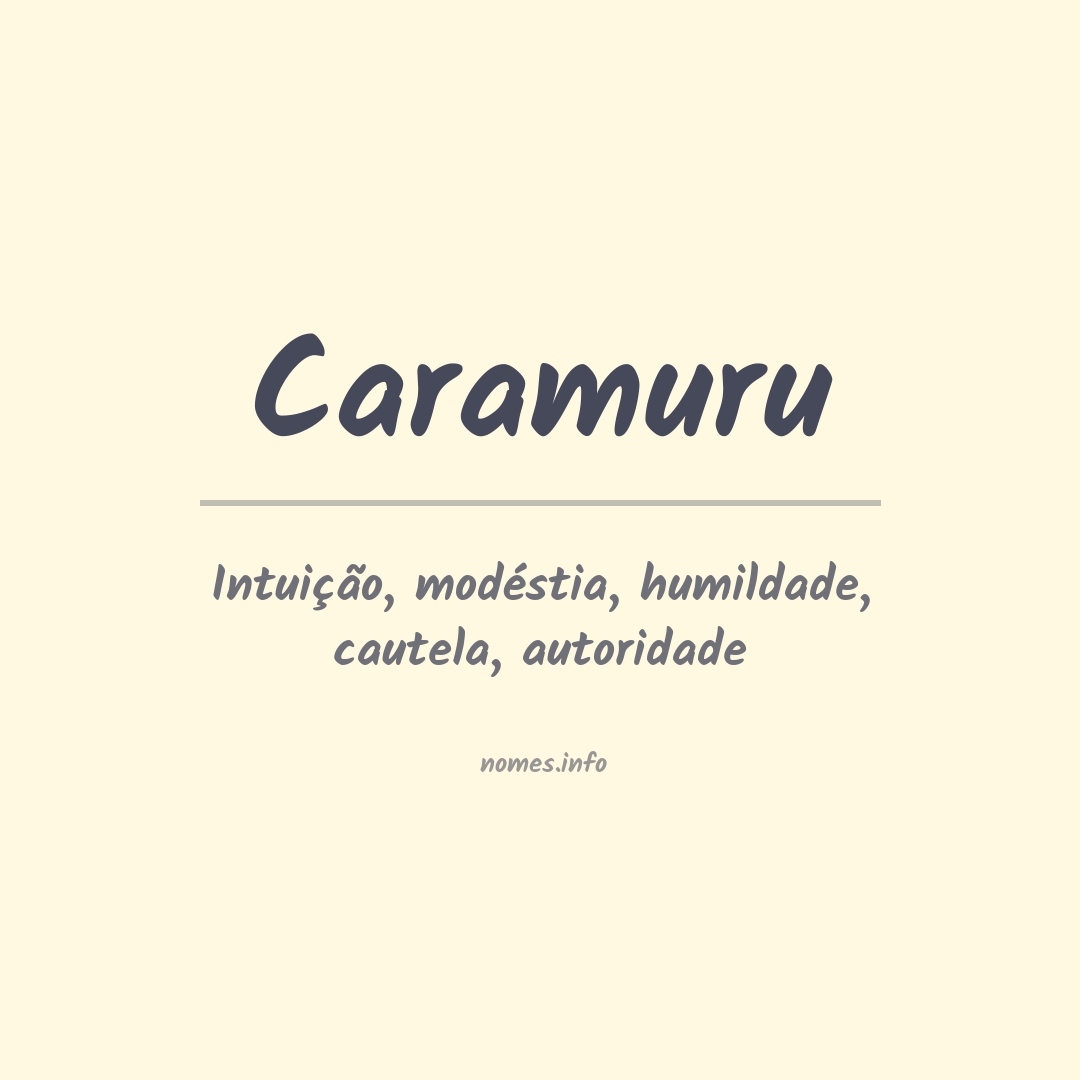 Significado do nome Caramuru