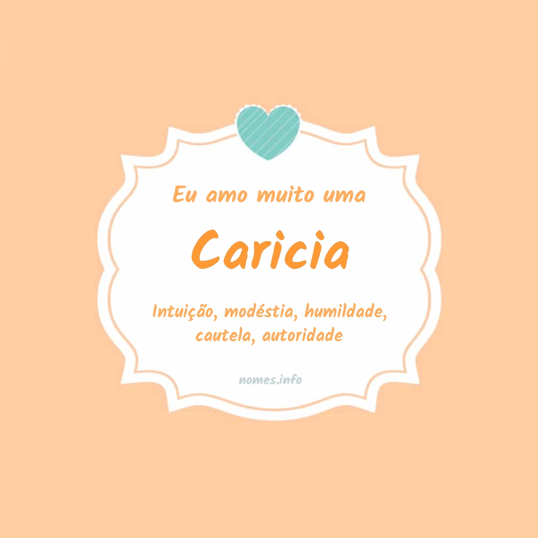 Eu amo muito Caricia