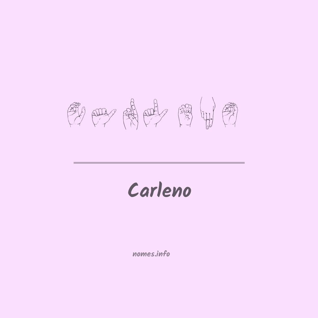 Carleno em Libras