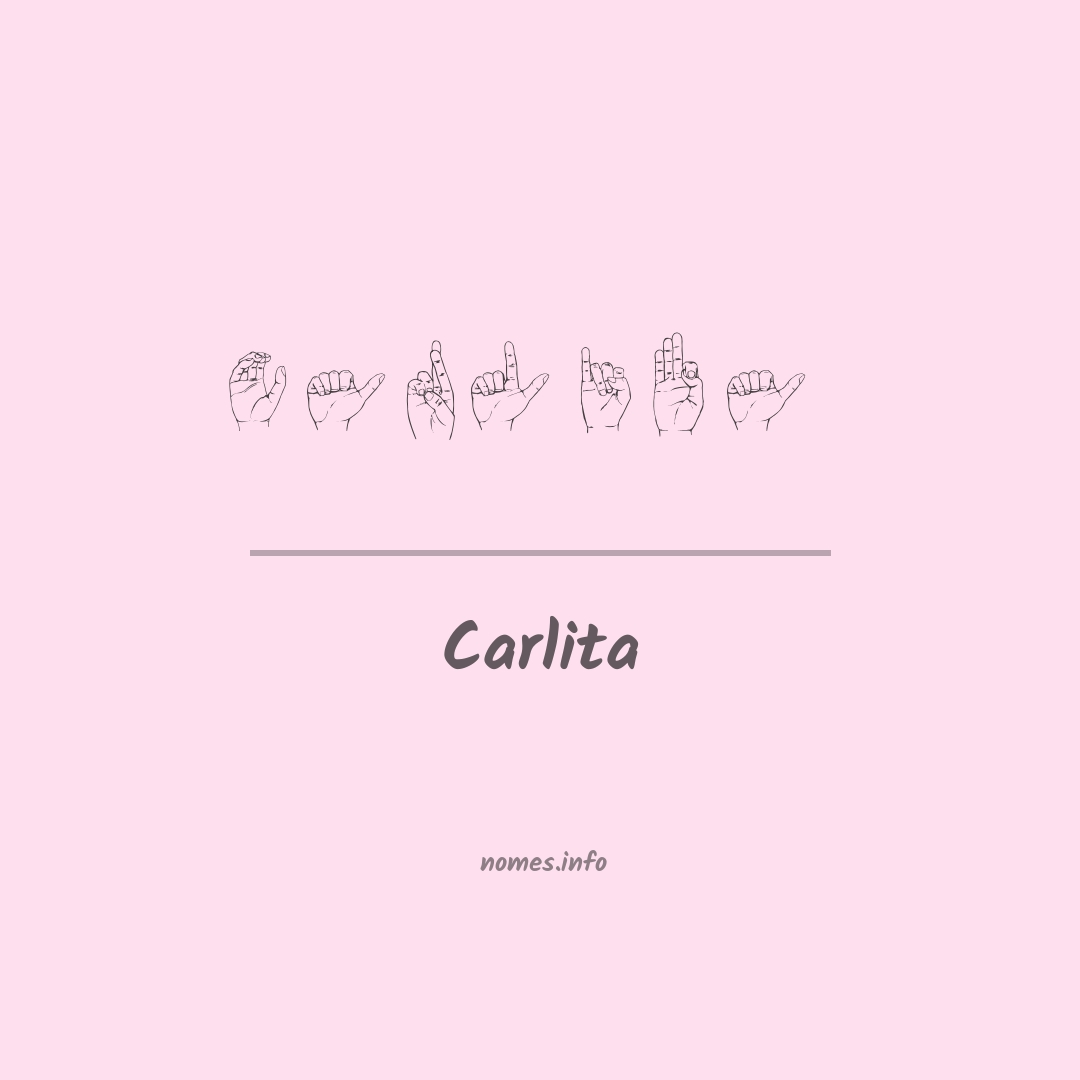 Carlita em Libras