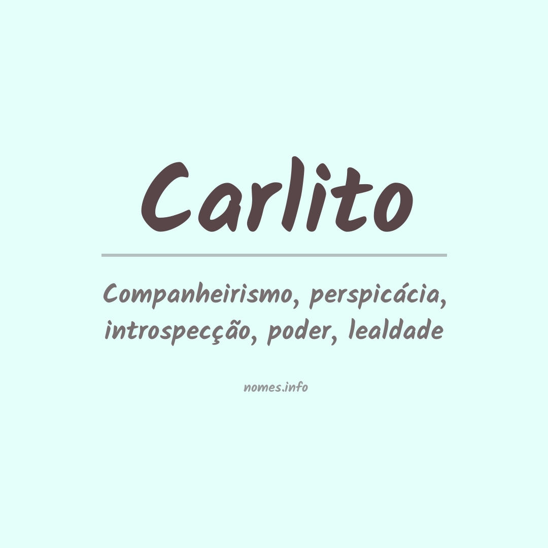 Significado do nome Carlito