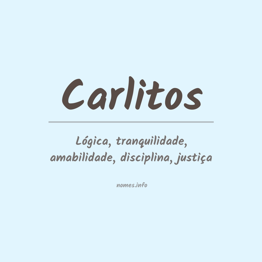 Significado do nome Carlitos