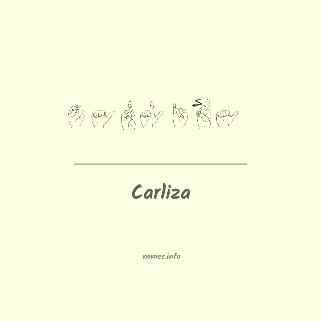 Carliza em Libras