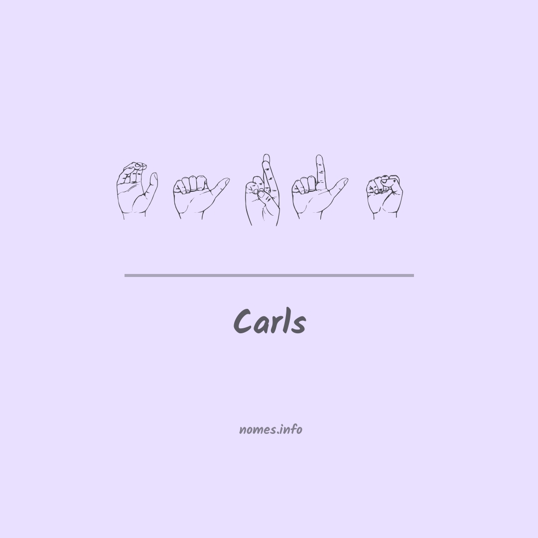 Carls em Libras