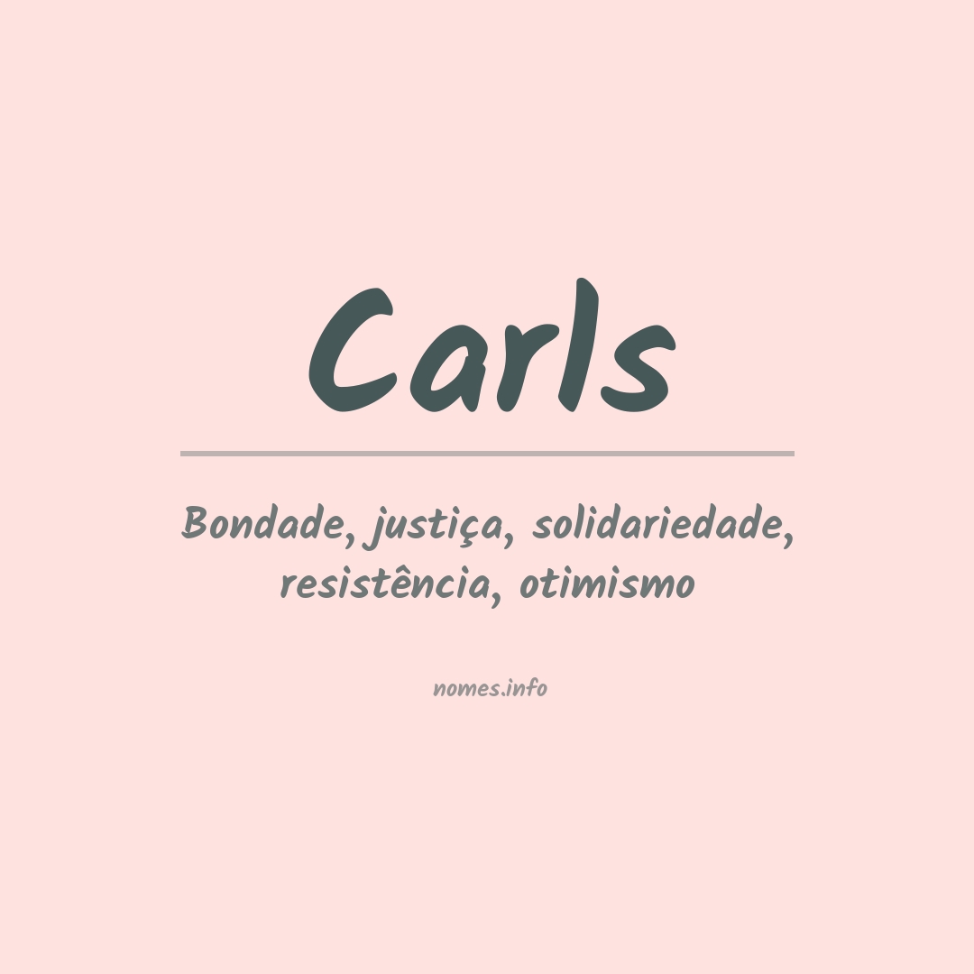 Significado do nome Carls