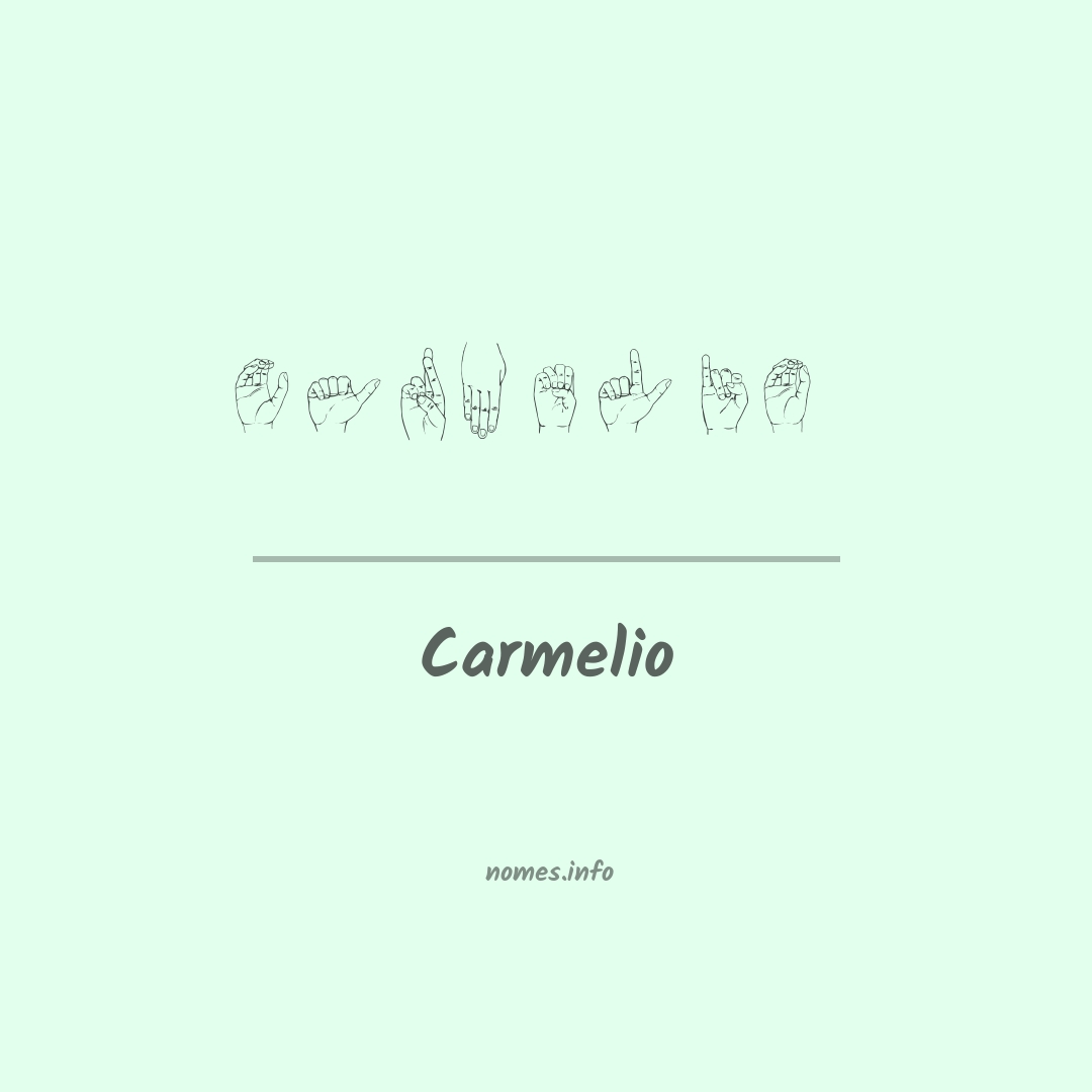 Carmelio em Libras