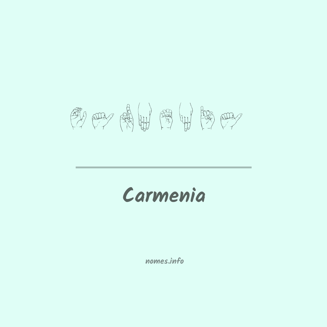 Carmenia em Libras