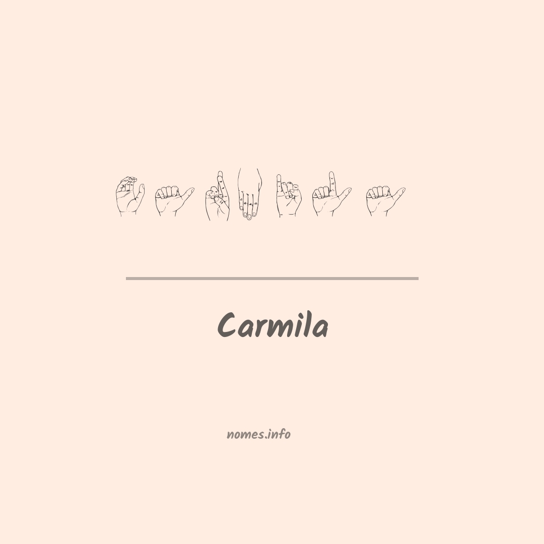 Carmila em Libras