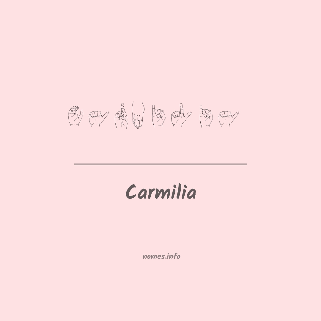 Carmilia em Libras