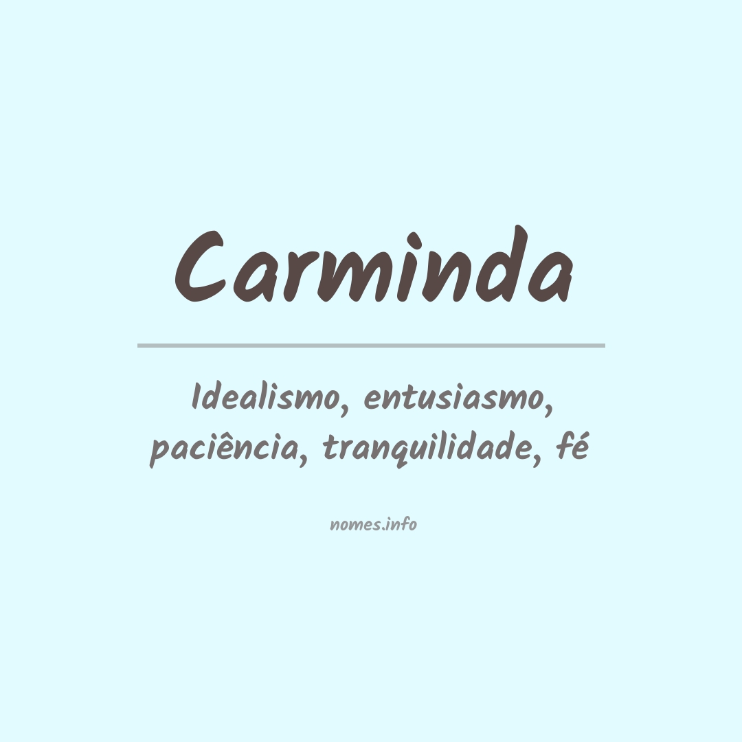 Significado do nome Carminda
