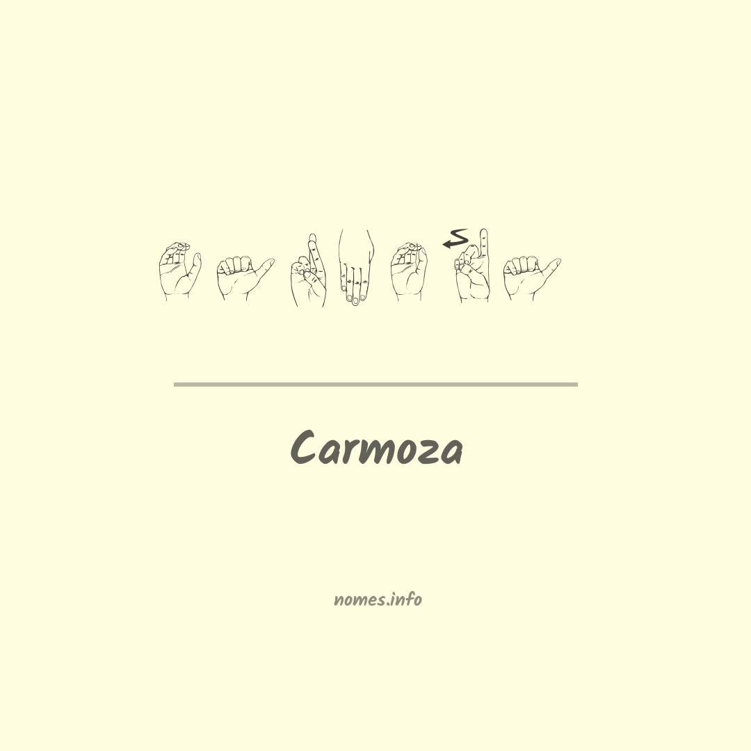 Carmoza em Libras